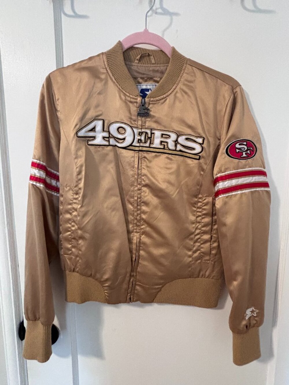 SF Niners Golden Bomber Jacket - Women's Medium